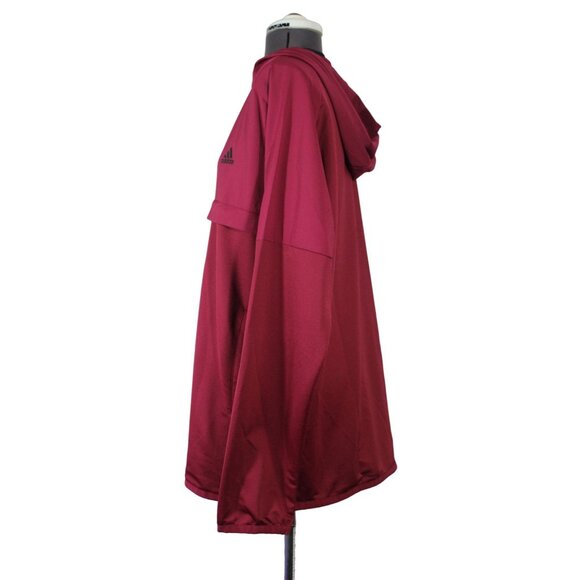 Adidas‎ men's 1/2 zip hooded pullover golf anorak windbreaker jacket L - Picture 2 of 15